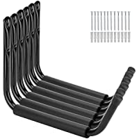 Ganchos de Almacenamiento Pesado Para Garaje- Estante Para Kayak de Brazo Jumbo de 38cm- Paquete de 6 Colgadores de…